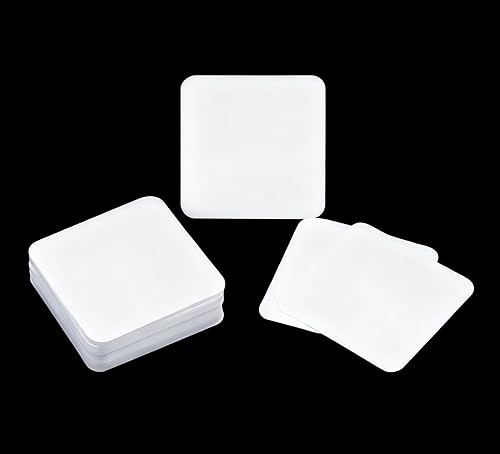8PCS Suqare Adhesive Replacement Double Sided Tape for Car Dashboard Heavy Duty Sticky Pad Phone Mount 3.93" and 3.15" Foam Tape for Windshield Dash