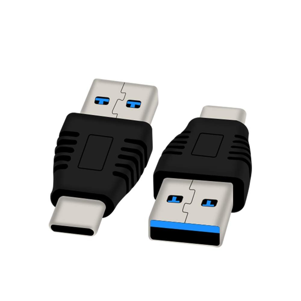 rgzhihuifz Type-C Male to USB3.0 Male Adapter，USB C to USB A 5G 3A Converter, USB 3.1 AM to CM Support Data Synchronization and Charging, Suitable…