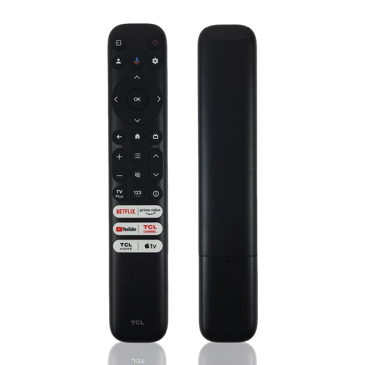 Ceybo OEM RC813 FMB1 Voice Remote Control fit for TCL QLED Smart TV, Works with Google Assistant, 55Q750G 43Q750G 65QM850G (Renewed)