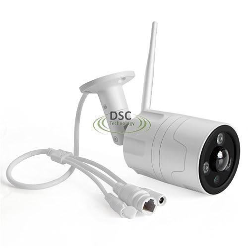 HD 5.0MP Bullet IP Camera WiFi Wireless Security CCTV Camera Fisheye Lens 180 Degrees View IR 20M Outdoor P2P APP CamHi Built-in 32GB SD Card