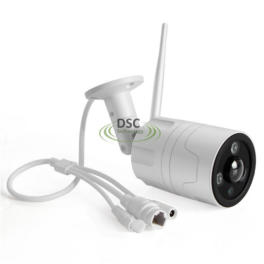 HD 5.0MP Bullet IP Camera WiFi Wireless Security CCTV Camera Fisheye Lens 180 Degrees View IR 20M Outdoor P2P APP CamHi Built-in 32GB SD Card