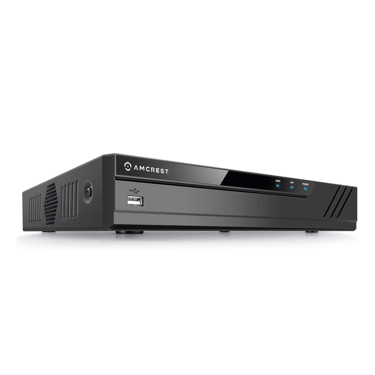 Amcrest (16CH 720p/1080p/3MP/4MP/5MP/6MP/8MP/4K) Network Video Recorder, 16CH (8-Port PoE) NVR - Supports up to 16 x 4K IP Cameras, HDD Not Included