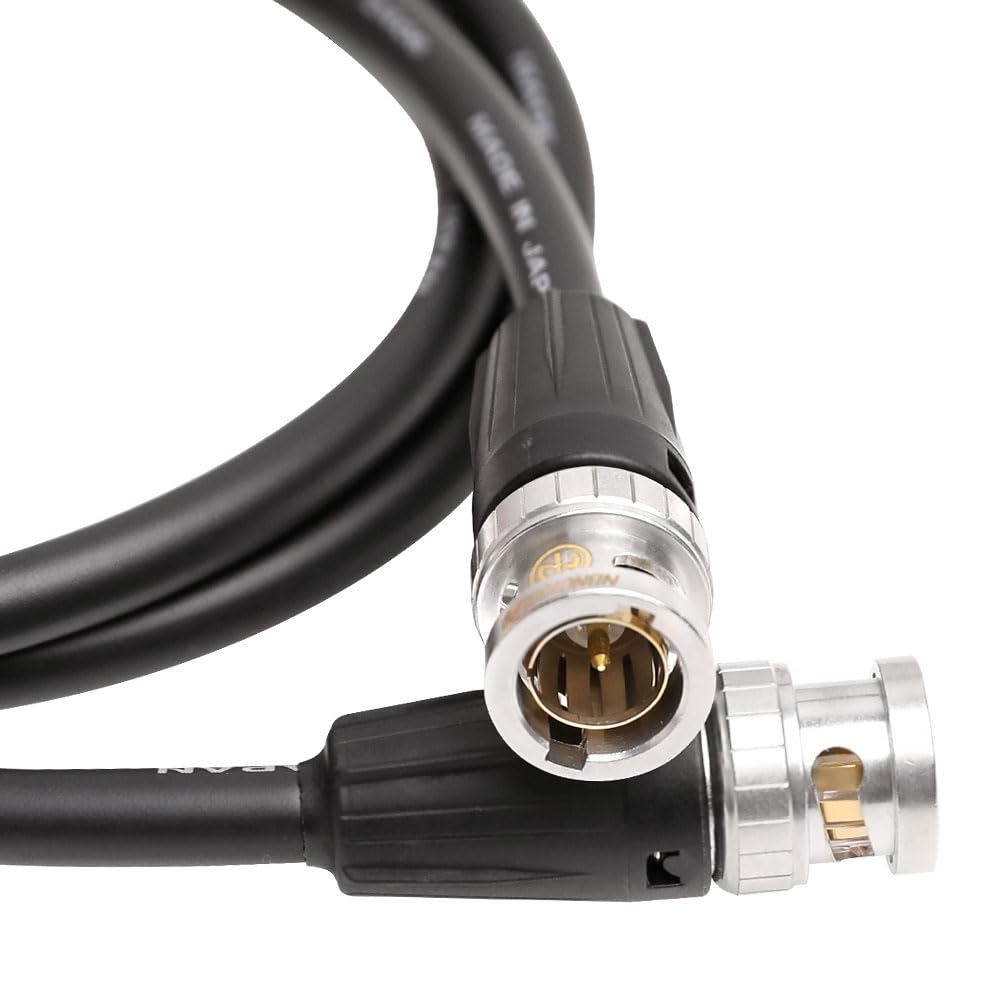 Uonecn 12G HD SDI Video Coaxial Cable BNC Male to Male for 4K Video Camera 39''