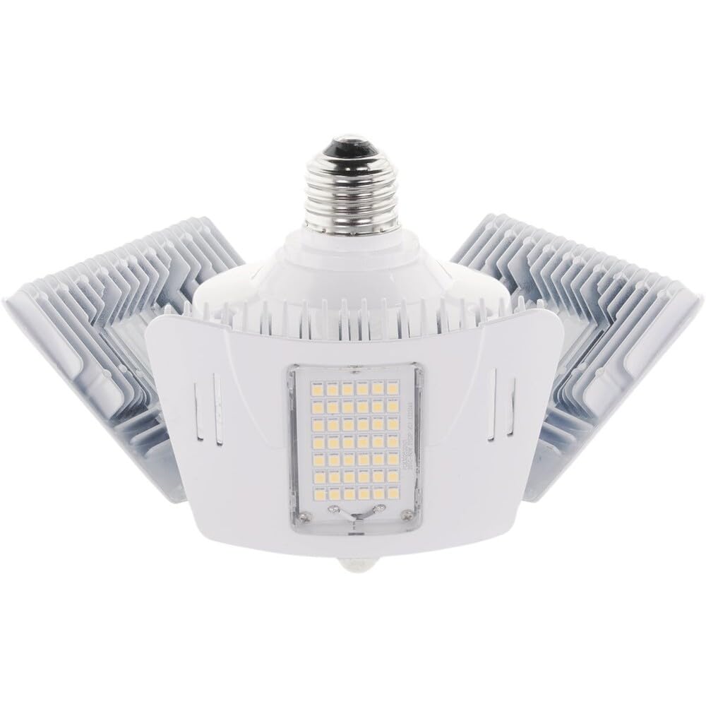 Satco Wide Surface E26 (Medium) Smart-Enabled LED Motion Sensor Utility Light Cool White 60 Watt Equ