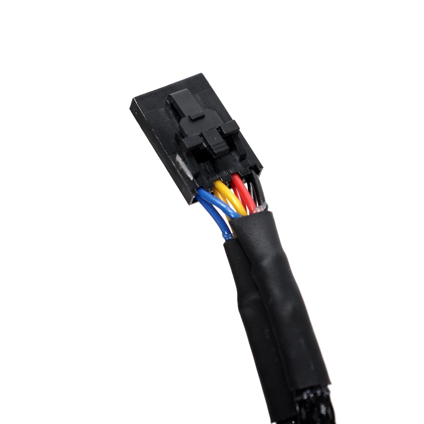 Ruimou 1pcs Computer PC PWM Fan Splitter Cable 4pin 1 Male to 2 Female (Cable Length 100mm) Compatible with Corsair RGB Fan Hub/Corsair Lighting Node
