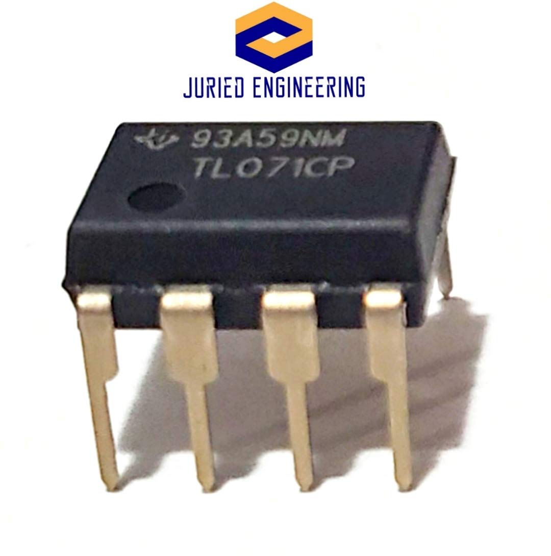 Juried Engineering TL071CP TL071 Low-Noise JFET-Input Operational Amplifier Op Amp Breadboard-Friendly IC DIP-8 (Pack of 5)