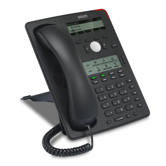 Snom SNO-D745 Sip Desk Phone with High-Resolution Display VoIP Phone and Device, Black