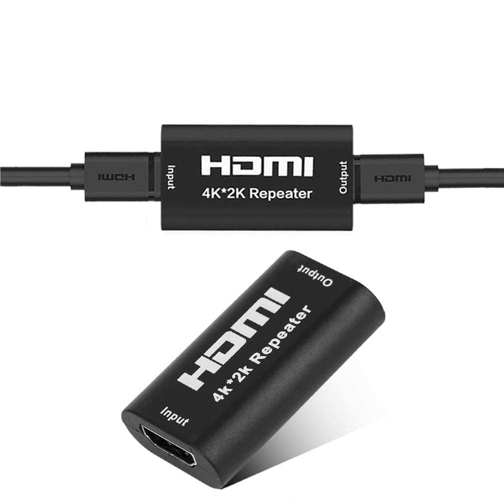 4K UHD HDMI Extender - Female to Female HDMI Repeater for Oculus Rift and More - Up to 40 Meters Lossless Transmission-A