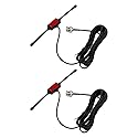 2pcs VHF UHF Car Truck Police Scanner Adhesive Mount Antenna Vehicle Ham Radio Amateur Radio Mobile Scanner BNC Male Dipole Antenna Compatible