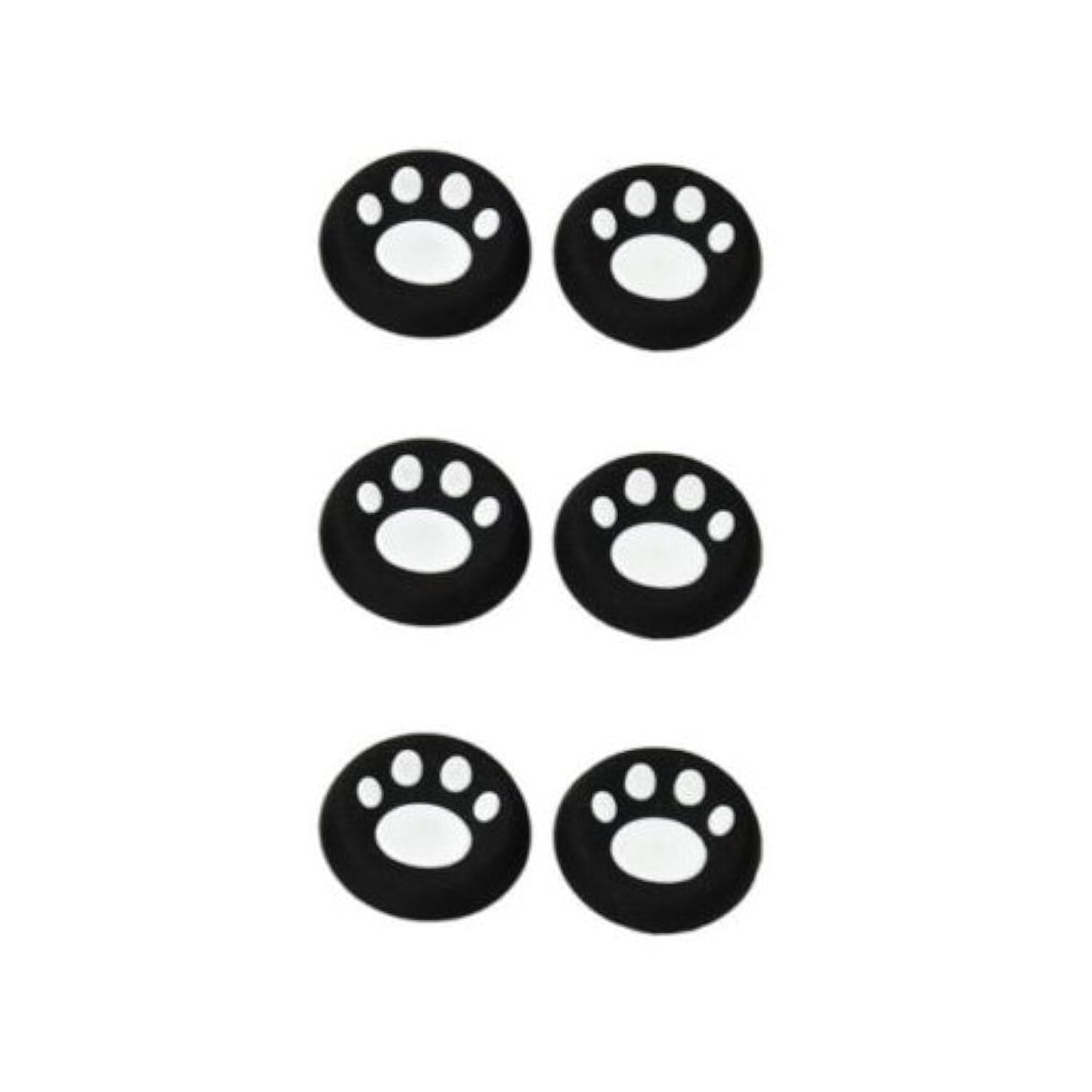 OSTENT 6 x Colorful Analog Joystick Button Protector for Sony PS4 Controller - Color White