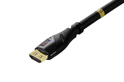 Monster Cable UltraHD Black Platinum Ultimate High Speed HDMI Cable with Ethernet and Performance Indicator, 5'