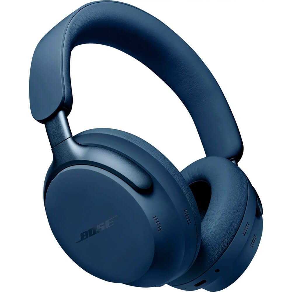 Bose QCOMFULTLBLU QuietComfort Ultra Wireless Noise Canceling Over-The-Ear Headphones - Lunar Blue