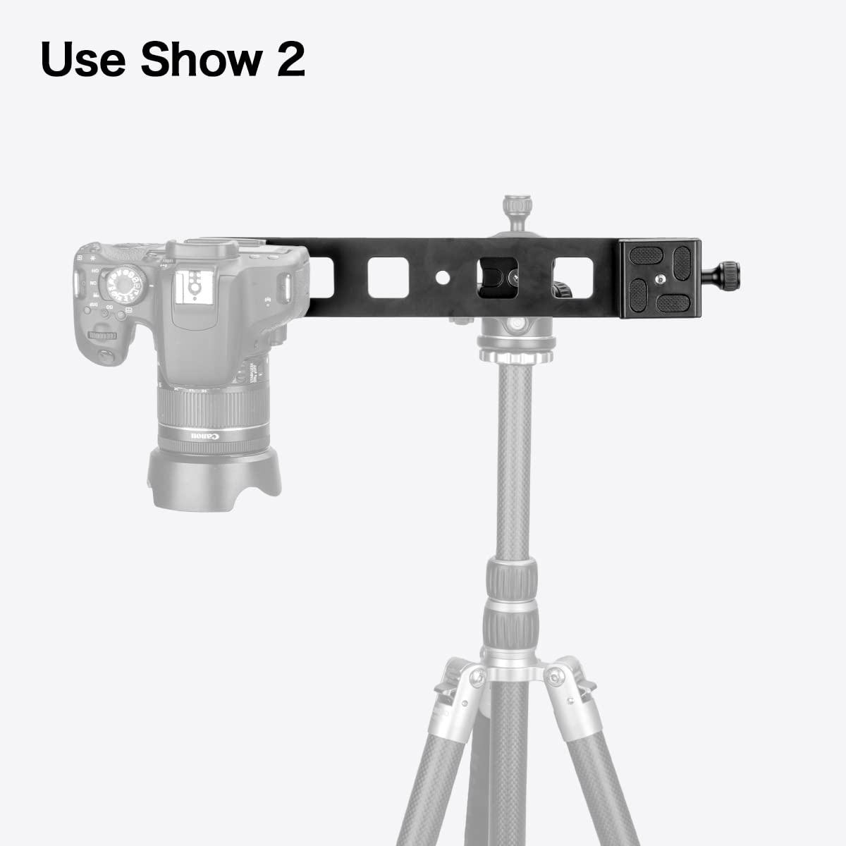 Koolehaoda 300mm Lengthened Quick Release Plate Clamp Rail Nodal Slide Bracket Mount Adapter Compatible Arca Swiss for DSLR Camera,Tripod,Ball Head