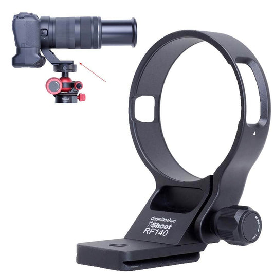 iShoot Tripod Mount Ring Lens Collar Compatible with Canon RF 100-400mm f/5.6-8 is USM, Lens Support Holder Bracket Bottom is Arca-Swiss Fit Quick
