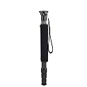 ProMediaGear TR34M 34 Series Carbon Fiber Monopod with Reversible 1/4"-20 and 3/8"-16 Threaded Adapter, 34mm Diameter, 50 lb Payload, Max Height: 63"