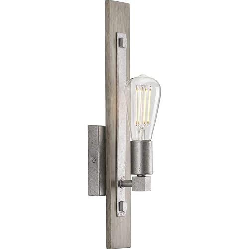 Progress Lighting Hemsworth Collection One-Light Bleached Oak Wall Bracket