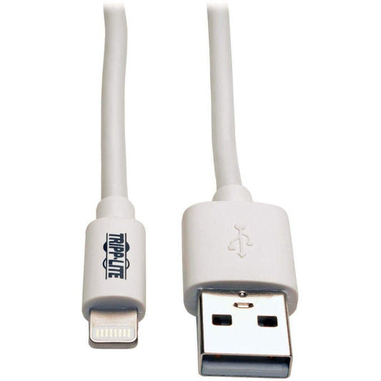 Tripp Lite USB-A to Lightning Charging & Data Cable, MFi Certified for Apple iPhone, iPad & iPod - White, 6 Feet / 2 Meters, 2-Year Warranty…