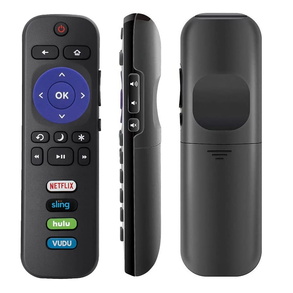 RC280 Universal Replacement TV Remote Control Compatible with All TCL Roku TVs (Netflix/Sling/Hulu/Vudu)