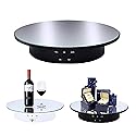 JAYEGT Motorized Rotating Display Stand, 7.87inch /17.6lbs Load, 360 Degree Electric Rotating Turntable for Photography Products, Jewelry, Cake,3D