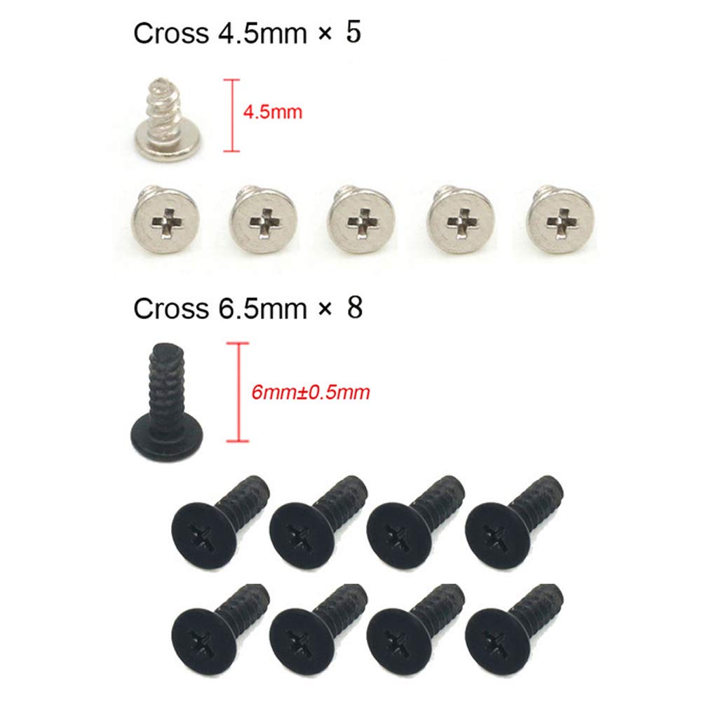Onyehn L1 R1 L2 R2 Trigger Springs Replacement Parts Buttons,3D Analog Joysticks Thumb Sticks Cap Conductive Rubber Screwdriver Kit for PlayStation 4