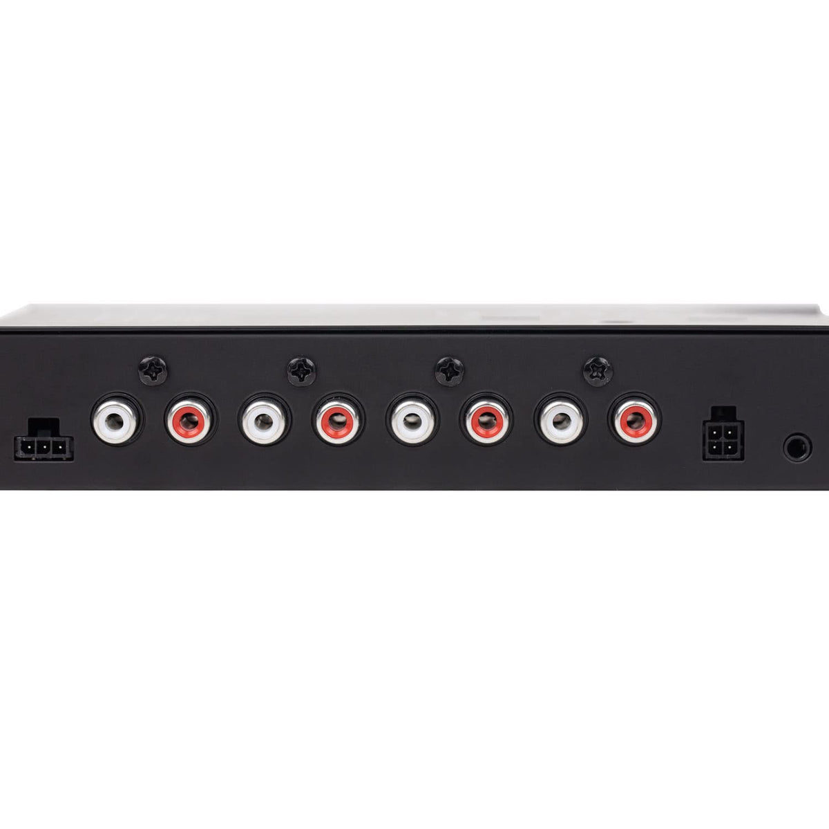 Crunch CREQ7B 7-Band Car Audio Parametric Equalizer with 9-Volt Line Driver, Subwoofer Control, and Dual Aux Inputs, ½ DIN ISO Mount