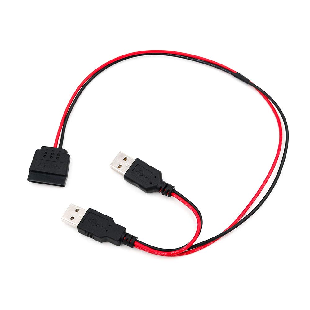 SUPERPLUS 40cm USB to SATA Power Cable for 2.5" SATA HDD