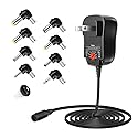 Belker 12W Universal 3V 4.5V 5V 6V 7.5V 9V 12V AC DC Adapter Power Supply for Household Electronics - Max. 1000mA