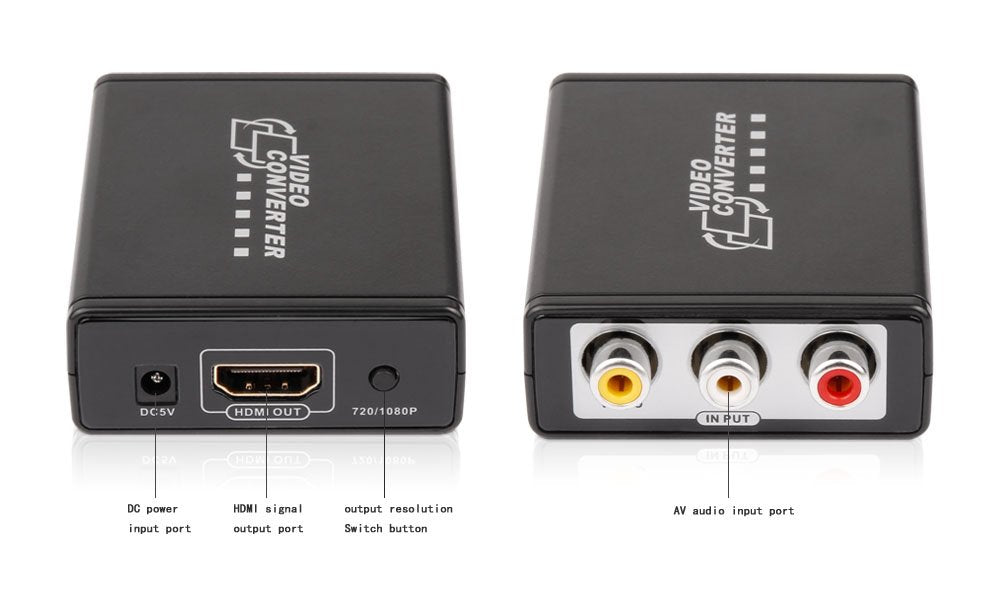 Composite A/V to HDMI Converter