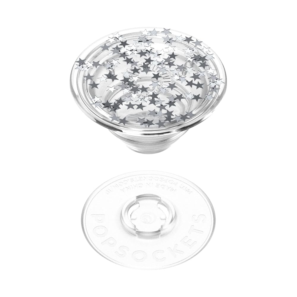 PopSockets Adhesive Phone Grip, Holder, Phone Stand, Glitter - Glitter Star Fire