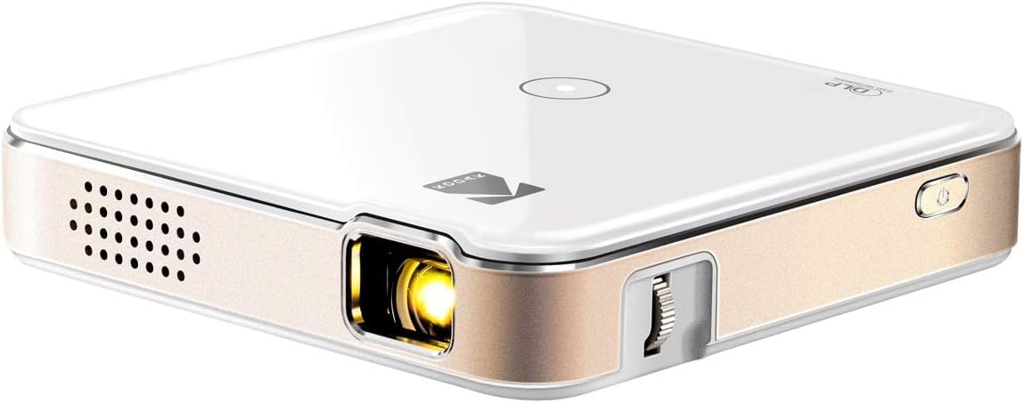 KODAK Luma 150 Ultra Mini Pocket Pico Projector - Built in Rechargeable Battery & Speaker, 1080P Support Portable Wireless LED DLP Movie & Video