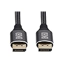 Tripp Lite DisplayPort 1.4 Cable, 8K DisplayPort to DisplayPort Cable, 8K@60Hz, DP to DP, HDR, HBR3, HDCP 2.2, 4:4:4, BT.2020, Gold Plated M/M, 9 Ft
