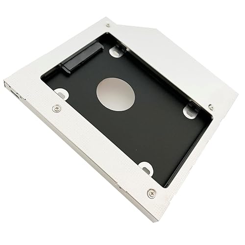 Universal 9.5mm SATA 2nd Hard Drive SSD HDD Optical Bay Caddy Frame Tray for Dell Inspiron 17 7000 7737 i7 i5