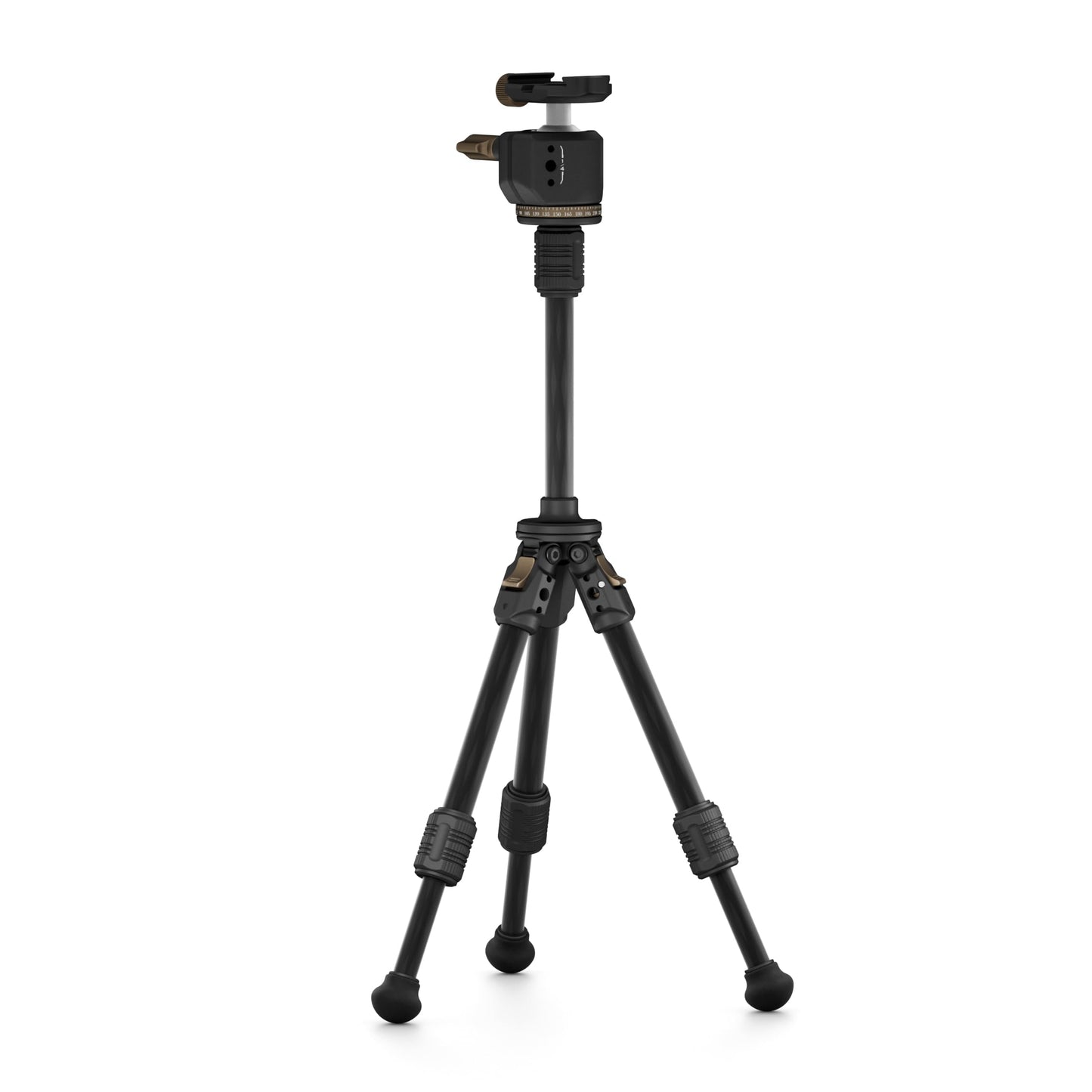 Tilta BT03 Tabletop Tripod | Ball Head with 1-Stage Carbon Fiber Tripod Legs (3KG) (Space Gray, Extendable Edition)