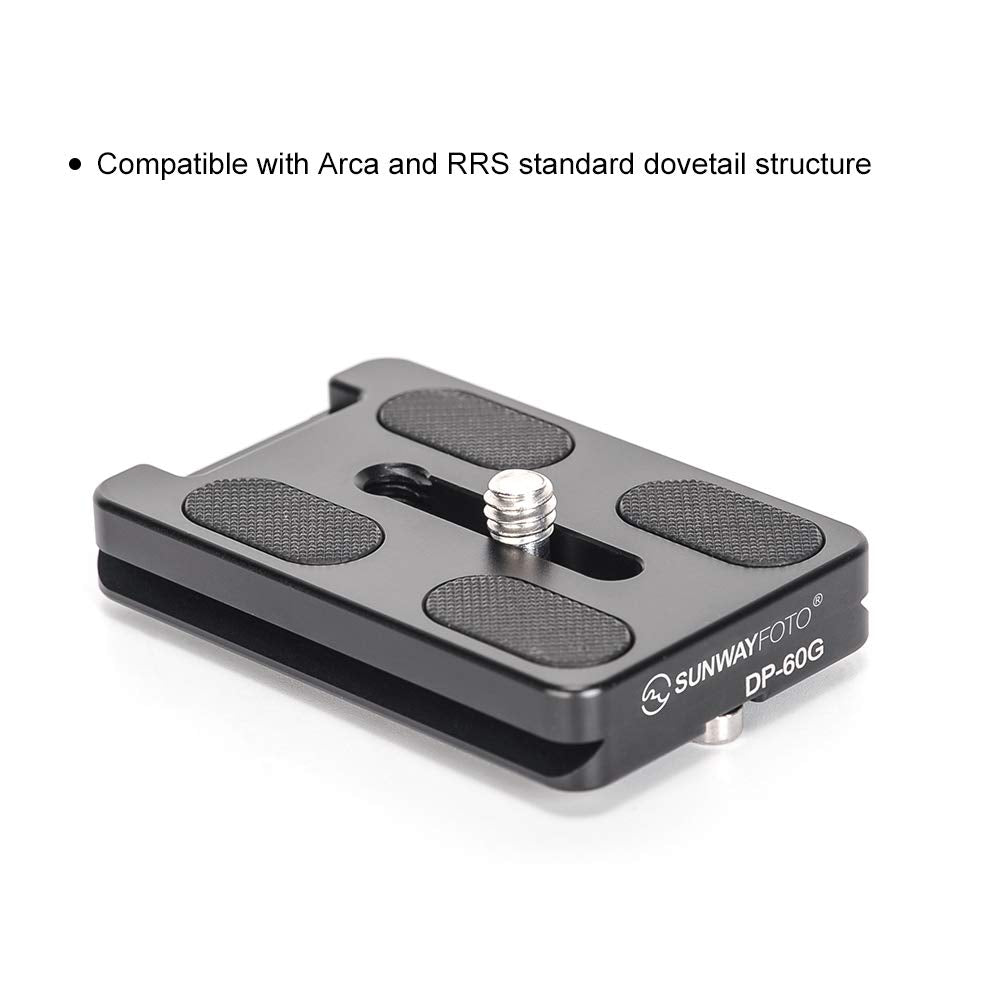 DP-60G Universal QR Plate, elaborately CNC machined from Aero-Space Grade Aluminum Material