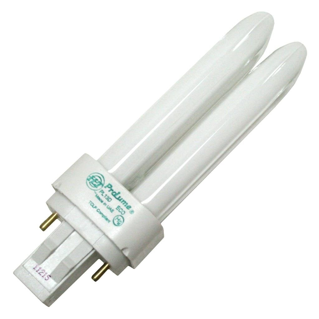 Halco 109146 - PL13D/27/ECO Double Tube 2 Pin Base Compact Fluorescent Light Bulb