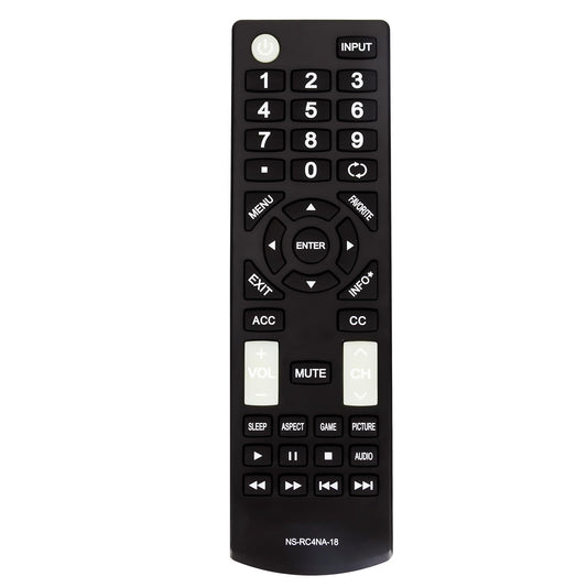 New NS-RC4NA-18 Replace Remote Control fit for Insignia TV NS-22D420NA18 NS-32D220NA18 NS-32D311MX17 NS-32D311NA17 NS-40D420MX18 NS-40D420NA18