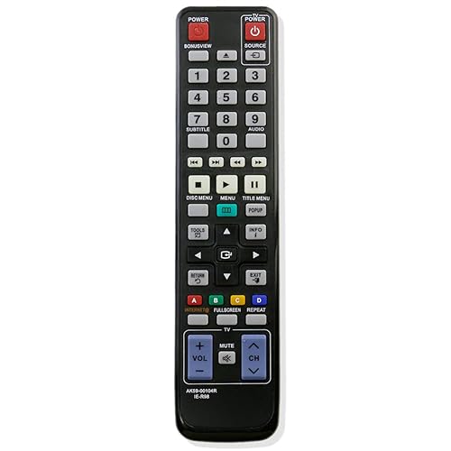 New AK59-00104R Replaced Remote Control fit for Samsung DVD Blu-Ray Player BD- C5500 BD-C7500 BD-C6900 BD-C5300 BD-5500C BD-C5900 BD-C6500 BD-C5500