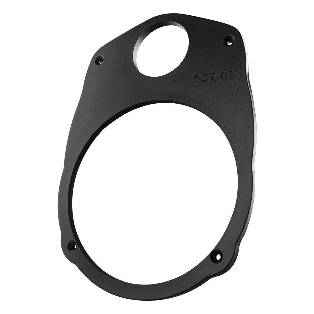 DS18 MP69 6x9 Speaker Adapter Plate | Converts Factory 6x9 Opening to 6.5 Inch Speaker + 1.38 Inch Tweeter | High Density ABS | No Cutting Required |