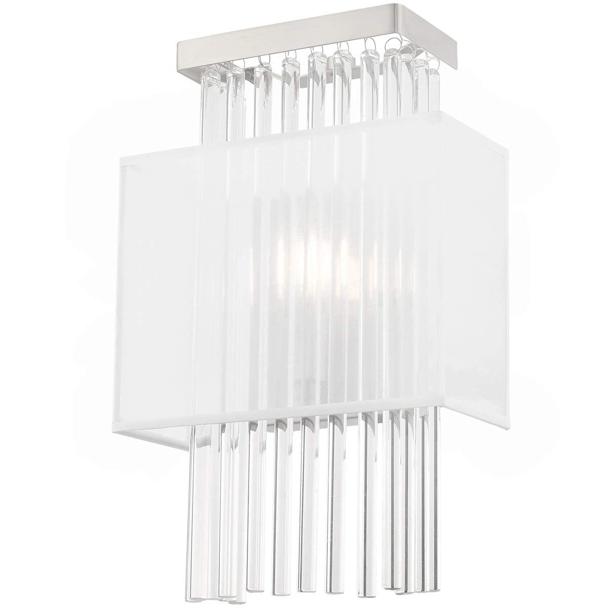 Livex Lighting 1 Lt Brushed Nickel ADA Wall Sconce