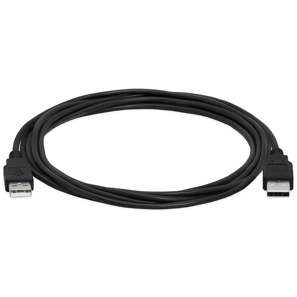 Cmple USB 2.0 Male to Male Cable High-Speed USB 2.0 A to A Extension Cable for Data Transfer - 10 Feet, Black