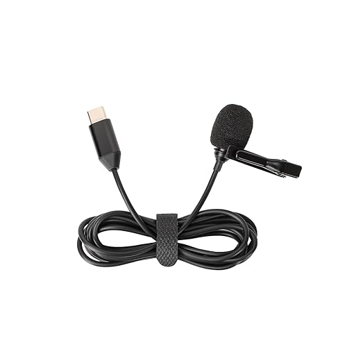 LIBOQIAO Lavalier Microphone for Insta360 X4 High-Sensitivity Omnidirectional Camera Microphone Compatible with Insta360 X4 Accessories