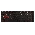 Abakoo New Keyboard Compatible with Acer Nitro 5 AN515 AN515-41 AN515-42 AN515-51 AN515-52 AN515-53 with Backlit Without Frame Red