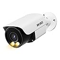 INNOSECU 4MP Bullet IP PoE Camera Outddor, Smart Dual Light Security Camera, Color Night Vision, Built-in Two-Way Audio, 2.8mm Lens 110?, Waterproof
