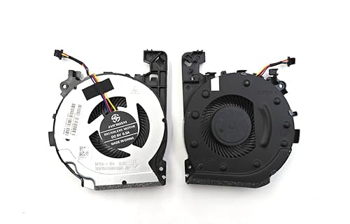 Replacement CPU and GPU Fan for HP Pavilion 15-CX 15-CX0020NR 15-CX0030NR 15-CX0040NR 15-CX0042NR 15-CX0045NR 15-CX0049NR 15-CX0056WM 15-CX0058WM