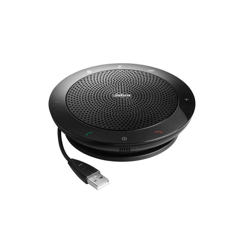 Jabra Speak 510 UC Wireless Bluetooth Speaker for Softphone and Mobile Phone - Easy Setup, Portable Speaker for Holding Meetings Anywhere