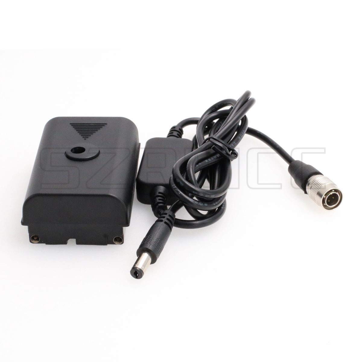 SZRMCC Hirose 4 Pin Male to NP-F970 Dummy Battery for Sony F5 F55 Camera to Atomos Shogun Ninja Inferno Monitor
