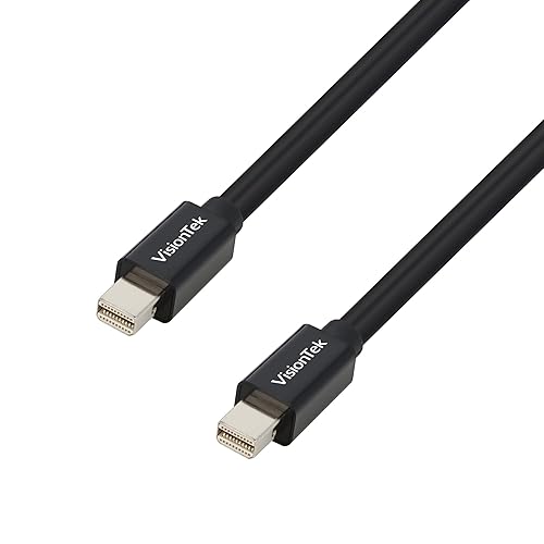 VisionTek Mini DisplayPort to Mini DisplayPort (M/M) 6ft Cable - for Microsoft Surface Pro 3/4, Laptop, Desktop Graphics & More (901213)