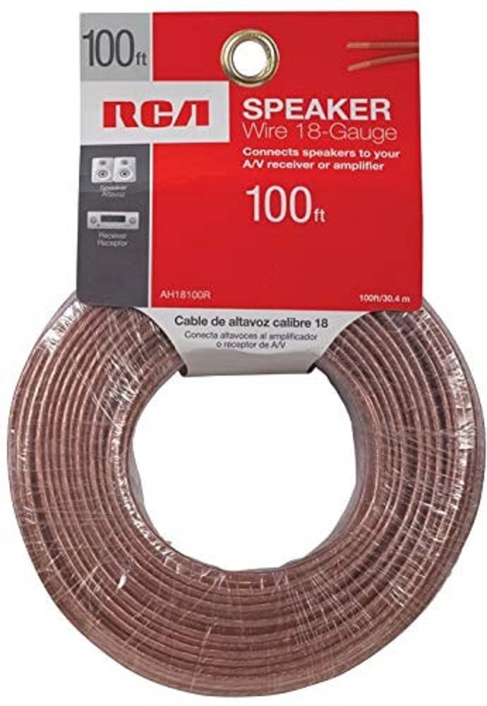 RCA AH18100N 100 feet 18-Gauge Speaker Wire