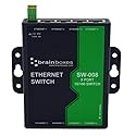 Brainboxes 8 Port Unmanaged Ethernet Switch Wall Mountable,Light Industrial,SW-008
