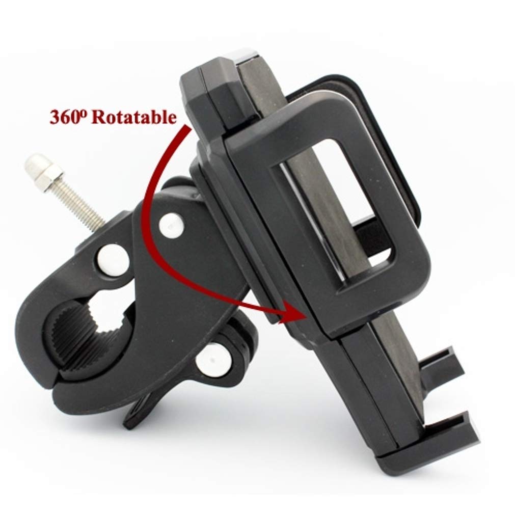 Fonus Handlebar Bicycle Mount for Galaxy A03s A13 A14 A23 A53 A54 5G Phones - Holder Bike Cradle Dock Swivel L8B Compatible with Samsung Galaxy
